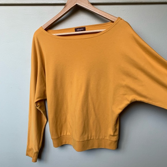 $25/2 Stylish Chains on Dolman Sleeve Wide Neck Top Muster Color - Picture 6 of 11